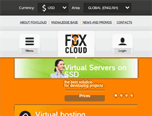 Tablet Screenshot of foxcloud.net